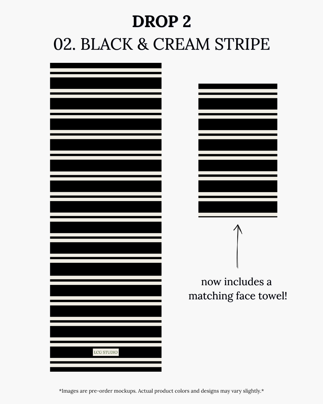 DROP 2 PRE-ORDER: NOW WITH MATCHING FACE TOWEL!
