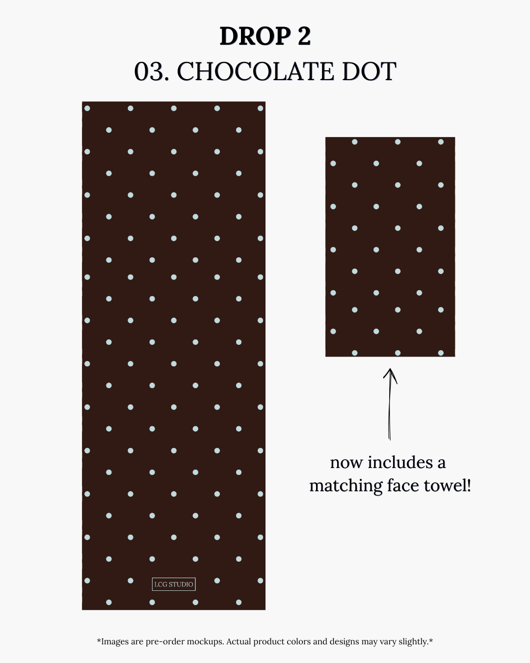 DROP 2 PRE-ORDER: NOW WITH MATCHING FACE TOWEL!