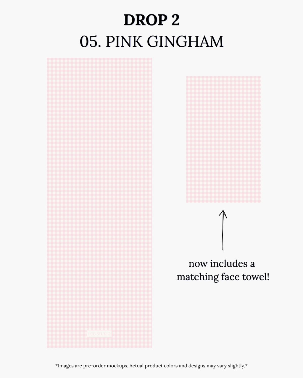 DROP 2 PRE-ORDER: NOW WITH MATCHING FACE TOWEL!
