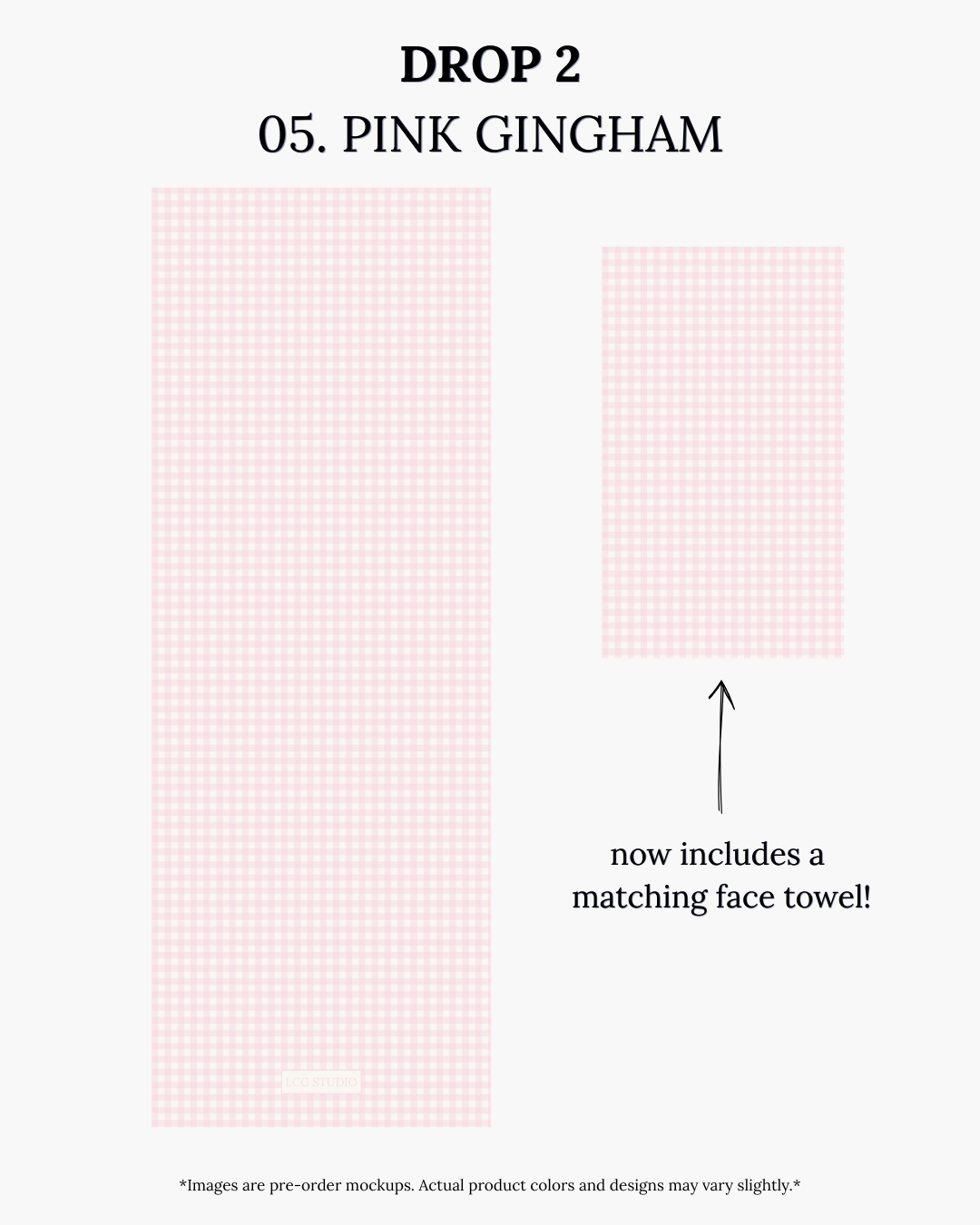 DROP 2 PRE-ORDER: NOW WITH MATCHING FACE TOWEL!